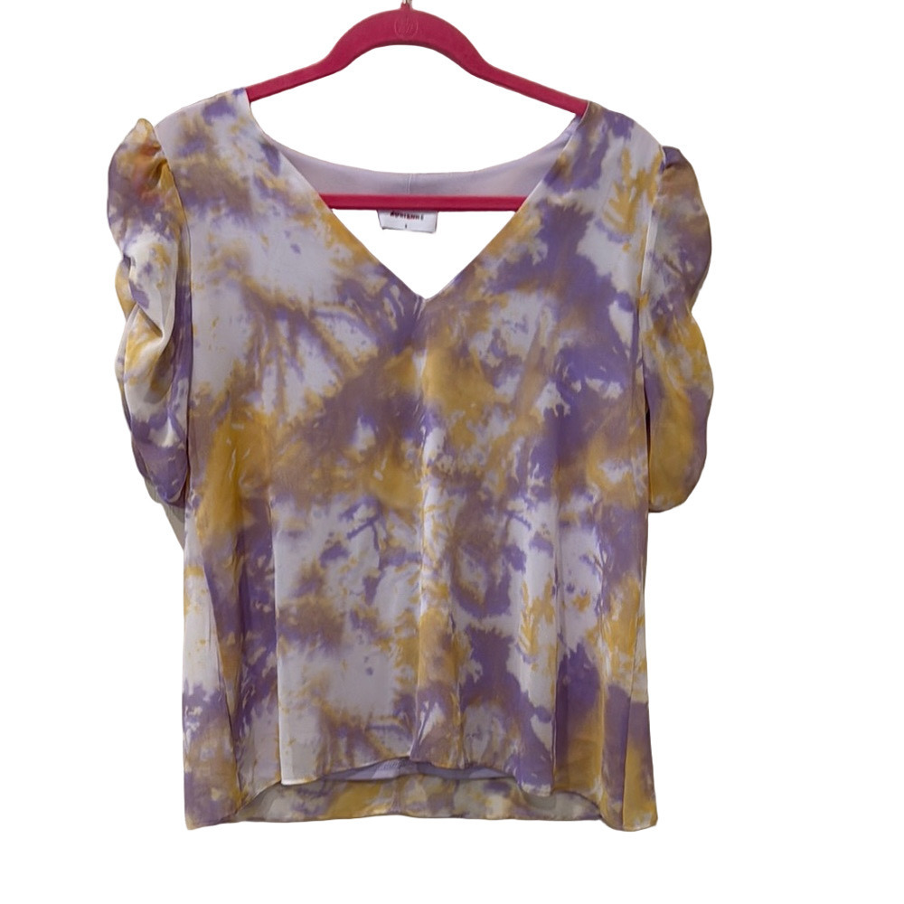 Adrienne tie dye top, small 🔵